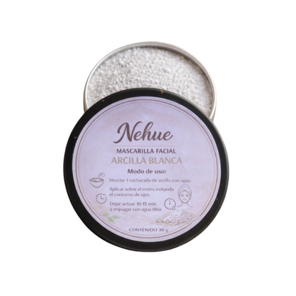 Mascarilla de Arcilla Blanca (Caolín) 30 g